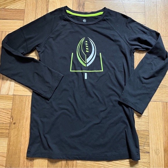 Champion C9 Duo Dry big Boy’s Long Sleeve Football Graphic T-Shirt - Picture 7 of 16